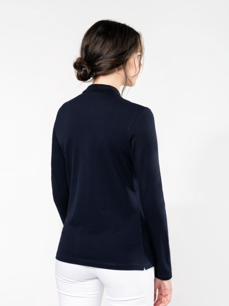 Polos à personnaliser KARIBAN Polo Supima® manches longues femme 