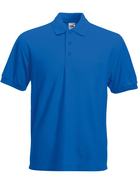 FOL Polo Heavy 65/35 bleu royal personnalisable