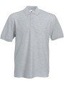 FOL Polo Heavy 65/35 heather grey personnalisable