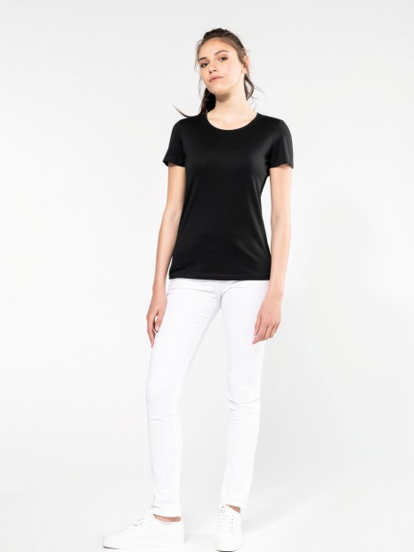 T-Shirts à personnaliser KARIBAN T-shirt Supima® col rond manches courtes femme 
