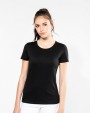 KARIBAN Supima® Damen-T-Shirt mit Rundhals ausschnitt und kurzen Ärmeln T-Shirt personalisierbar