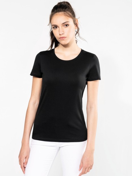 T-Shirts à personnaliser KARIBAN T-shirt Supima® col rond manches courtes femme 