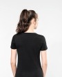 KARIBAN Supima® Damen-T-Shirt mit Rundhals ausschnitt und kurzen Ärmeln T-Shirt personalisierbar