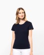 KARIBAN Supima® Damen-T-Shirt mit Rundhals ausschnitt und kurzen Ärmeln T-Shirt personalisierbar