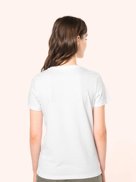 T-Shirts à personnaliser KARIBAN T-shirt Supima® col rond manches courtes femme 