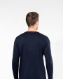 KARIBAN Supima® Herren-T-Shirt mit Rundhalsausschnitt und langen Ärmeln T-Shirt personalisierbar