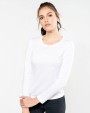 T-shirt personnalisable KARIBAN T-shirt Supima® col rond manches longues femme