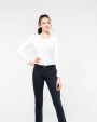 T-shirt personnalisable KARIBAN T-shirt Supima® col rond manches longues femme