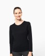 T-shirt personnalisable KARIBAN T-shirt Supima® col rond manches longues femme