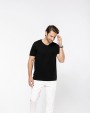 T-shirt personnalisable KARIBAN T-shirt Supima® col V manches courtes homme