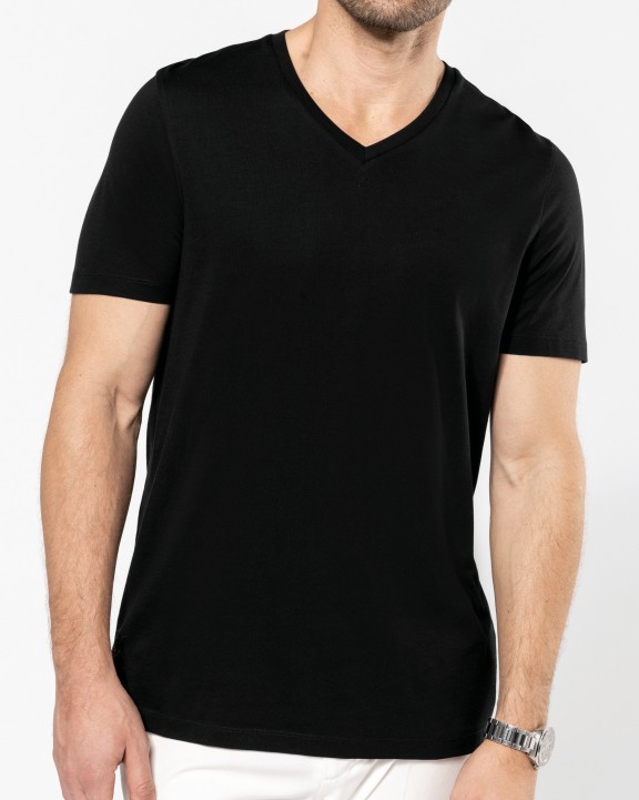T-shirt personnalisable KARIBAN T-shirt Supima® col V manches courtes homme