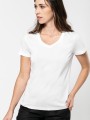 T-Shirts à personnaliser KARIBAN T-shirt Supima® col V manches courtes femme 