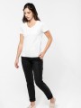 T-Shirts à personnaliser KARIBAN T-shirt Supima® col V manches courtes femme 