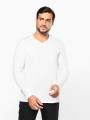 T-Shirts à personnaliser KARIBAN T-shirt Supima® col V manches longues homme 