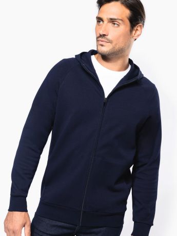 KARIBAN Veste zippée à capuche homme