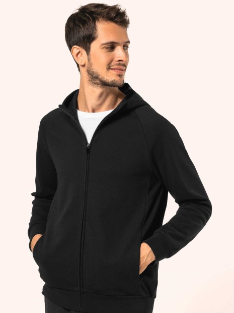 Sweat-shirts à personnaliser KARIBAN Veste zippée à capuche homme 
