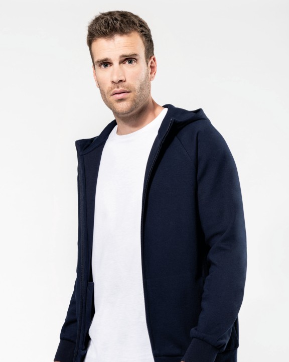 Sweater KARIBAN Herenjasje met rits en capuchon voor bedrukking &amp; borduring