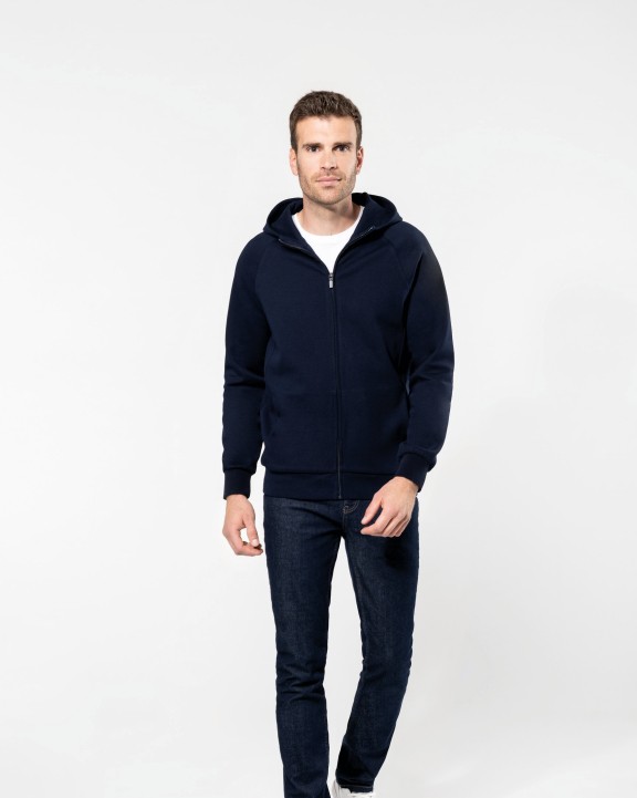 Sweater KARIBAN Herenjasje met rits en capuchon voor bedrukking &amp; borduring