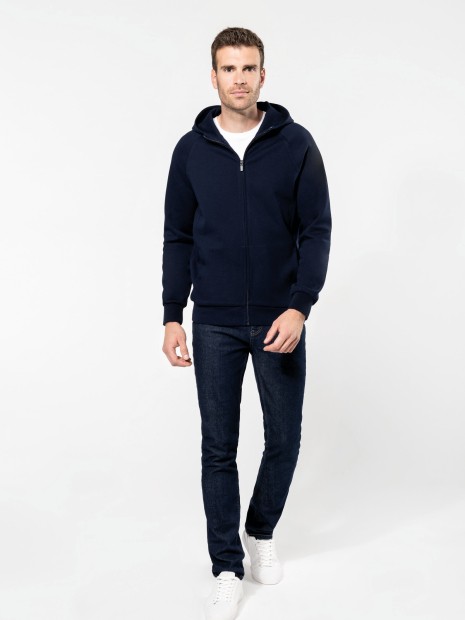 Sweat-shirts à personnaliser KARIBAN Veste zippée à capuche homme 