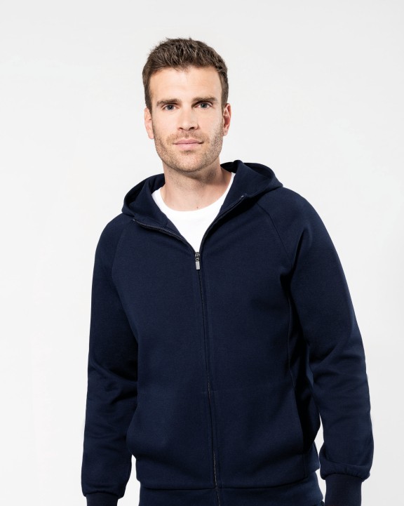 Sweater KARIBAN Herenjasje met rits en capuchon voor bedrukking &amp; borduring