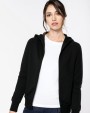 KARIBAN Damenjacke mit Reißverschluss und Kapuze Sweatshirt personalisierbar