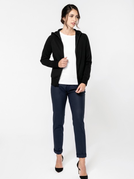 Sweat-shirts à personnaliser KARIBAN Veste zippée à capuche femme 