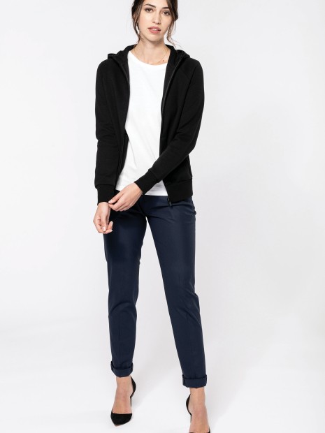 Sweat-shirts à personnaliser KARIBAN Veste zippée à capuche femme 