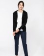 KARIBAN Damenjacke mit Reißverschluss und Kapuze Sweatshirt personalisierbar