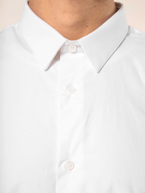 Chemises à personnaliser KARIBAN Chemise popeline manches longues homme 