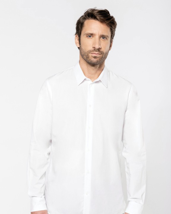 Chemise personnalisable KARIBAN Chemise popeline manches longues homme