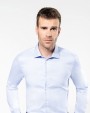 Hemd KARIBAN Pinpoint Oxford-herenhemd lange mouwen voor bedrukking &amp; borduring