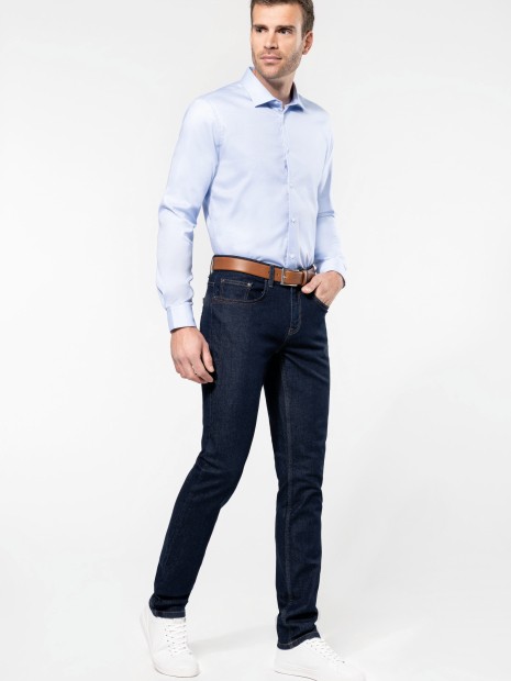 Chemises à personnaliser KARIBAN Chemise Oxford pinpoint manches longues homme 