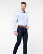 Hemd KARIBAN Pinpoint Oxford-herenhemd lange mouwen voor bedrukking &amp; borduring