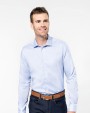 Hemd KARIBAN Pinpoint Oxford-herenhemd lange mouwen voor bedrukking &amp; borduring