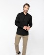 Chemise personnalisable KARIBAN Chemise popeline manches longues homme