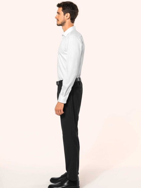 Chemises à personnaliser KARIBAN Chemise twill manches longues homme 