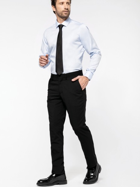 Chemises à personnaliser KARIBAN Chemise twill manches longues homme 