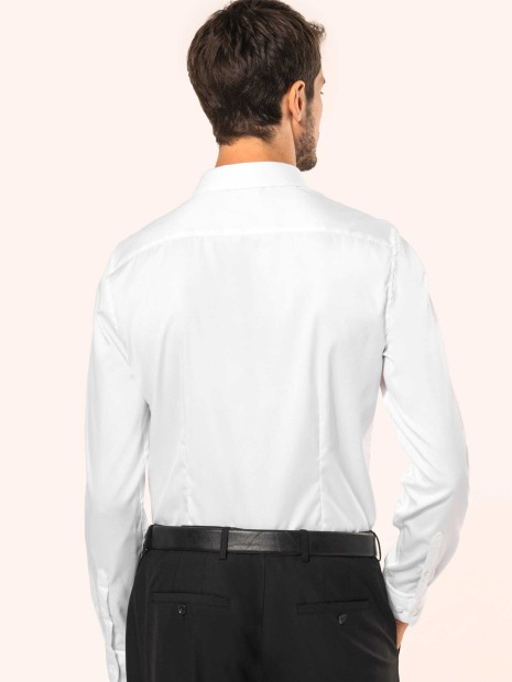 Chemises à personnaliser KARIBAN Chemise twill manches longues homme 