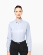 Hemd KARIBAN Damesoverhemd van twill met lange mouwen voor bedrukking &amp; borduring
