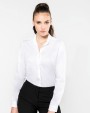 Hemd KARIBAN Damesoverhemd van twill met lange mouwen voor bedrukking &amp; borduring