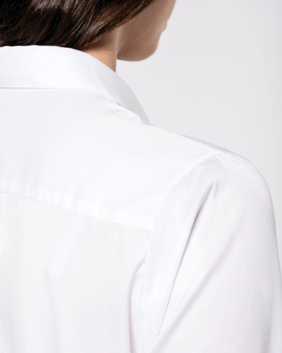 Hemd KARIBAN Damesoverhemd van twill met lange mouwen voor bedrukking &amp; borduring