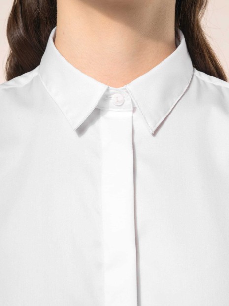 Chemises à personnaliser KARIBAN Chemise twill manches longues femme 