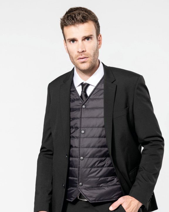KARIBAN Leichter Bodywärmer für Herren Jacke personalisierbar