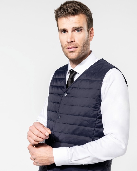 KARIBAN Leichter Bodywärmer für Herren Jacke personalisierbar