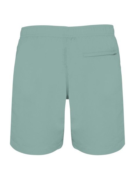 KARIBAN Short de bain homme sage personnalisable