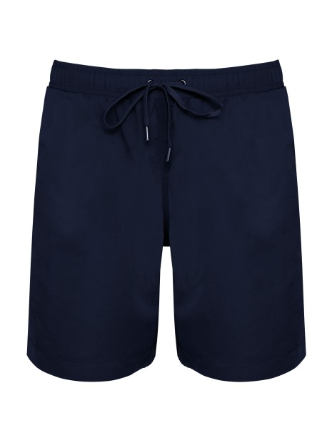 KARIBAN Short de bain homme bleu marine profond personnalisable