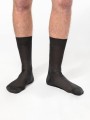 Accessoires à personnaliser KARIBAN Chaussettes coton rib 4x2 fil d'Écosse homme 