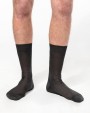 KARIBAN 4 x 2 Fil d'Écosse Herrensocken aus Baumwollripp Accessoire personalisierbar