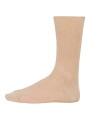 KARIBAN Chaussettes coton rib 4x2 fil d'Écosse homme calvi beige personnalisable