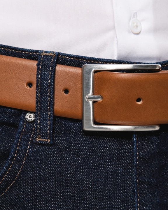 KARIBAN Ledergürtel für Herren Accessoire personalisierbar